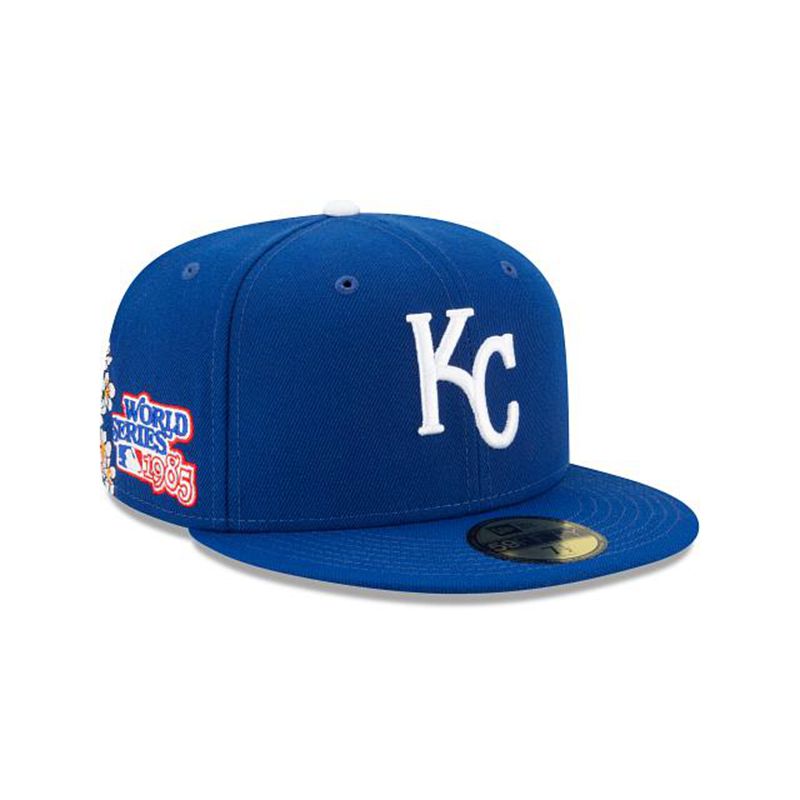 MLB Kansas City Royals State Flower 59Fifty Fitted (SIF2939) - Blue New Era Caps